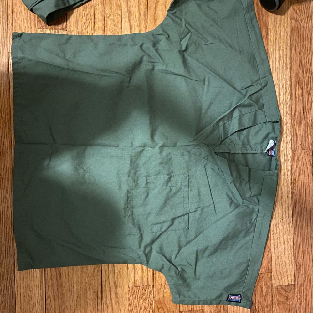 Olive Green Cherokee Scrub Set